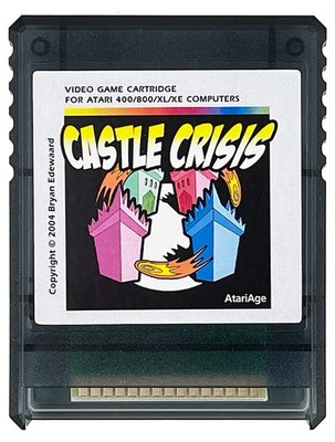 Castle Crisis - Atari 400/800/XL/XE Home Computer Game - New!