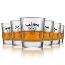 6x Jack Daniels Whiskey Glas 0,2l Tumbler Gläser Old No. 7 Longdrink Gastro Bar
