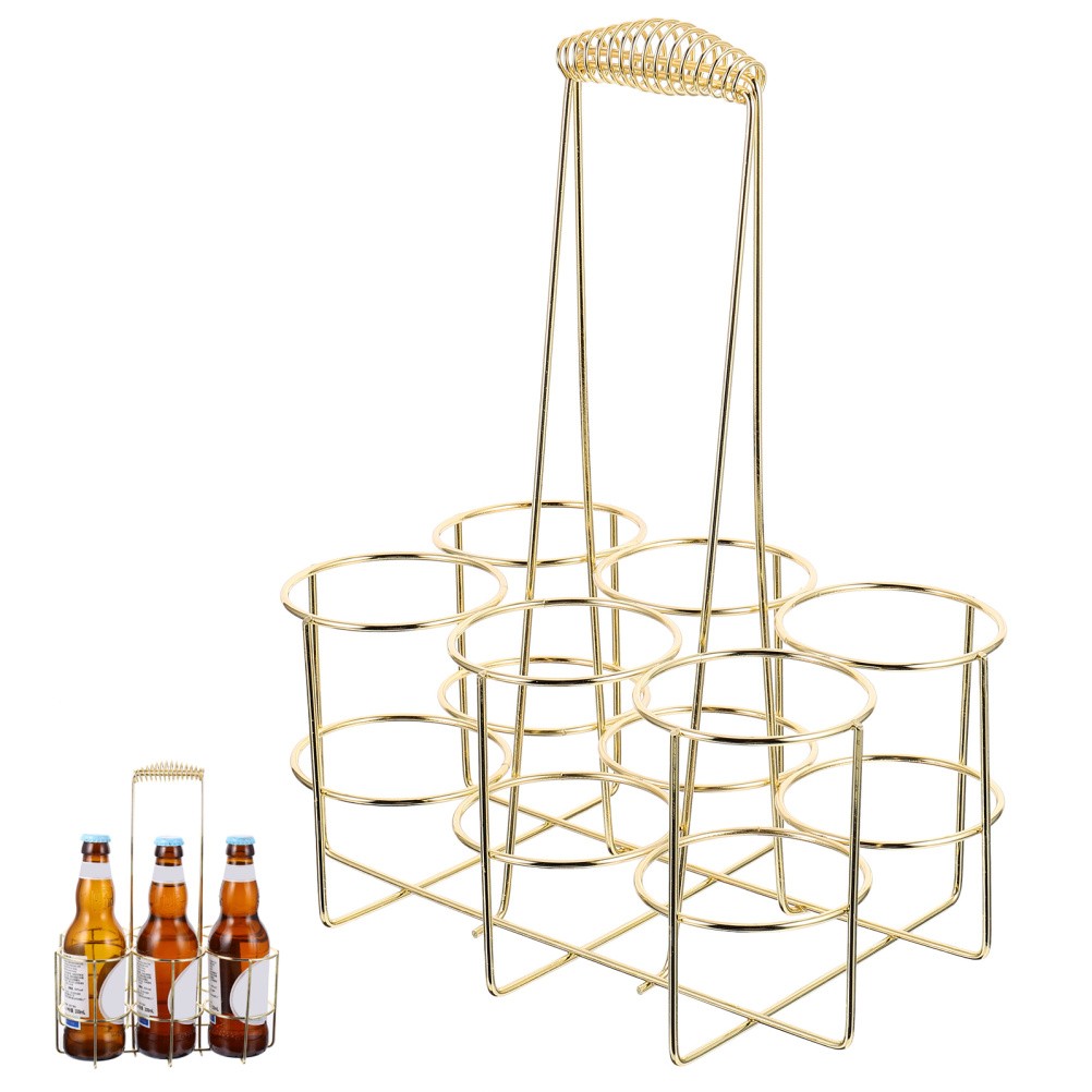 Portabotellas de Cerveza Estante Cerveza Artesanal Regalo Contenedor Botella Cesta