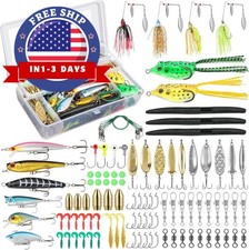 Juego de señuelos de pesca, aparejos de cebos que incluyen Crankbaits NUEVO