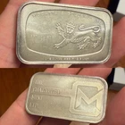 Rare Vintage 1 Oz .999 Silver The Chartered Mint Mocatta & Goldsmid Ltd Art Bar