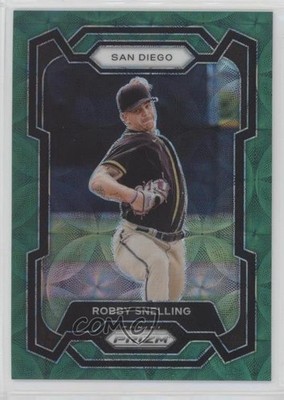 2024 Panini Prizm Green Scope Prizm 1/75 Robby Snelling #80 4z8