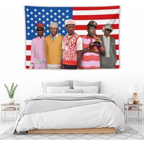 Tyler The Creator Rap Tapestry – 40"x60" U.S. Flag Grammy Scene – Hip-Hop Music - Picture 7 of 7