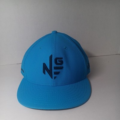 Mens Turquoise New Era Golf Logo Hat M/L Flex Fit 