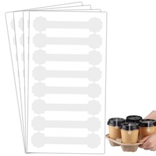 1000 Pcs Transparent Blank Tamper Evident Labels Tamper Proof Decals Package ...