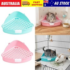 Pet Triangle Toilet, Small Animal Litter Tray Corner for Hamster Pig Cat Rabbit