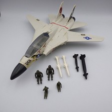 Hasbro 1989 Flying Fighters F14 VF-84 Jolly Roger Jet Navy incompleto