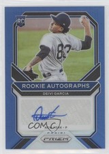 2021 Panini Prizm Rookie Carolina Blue 24/50 Deivi Garcia #RA-DG Auto r7o