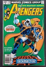 The Avengers #196 Newsstand 1st Appearance Taskmaster Marvel Comics 1980