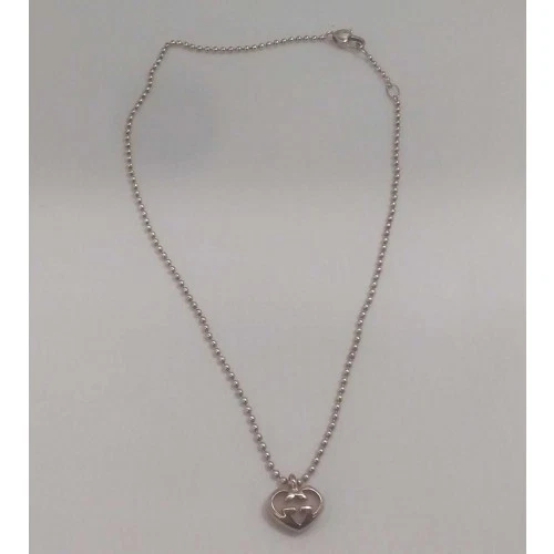 GUCCI Collana Argento Cuore Giappone