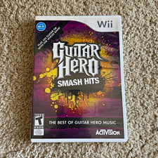 Activision Guitar Hero: Smash Hits Nintendo Wii Complete Case Manual T 2009 NTSC