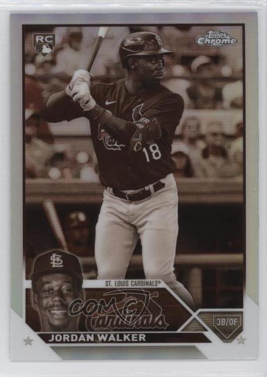2023 Topps Chrome Sepia Refractor Jordan Walker #209 Rookie RC 02wb