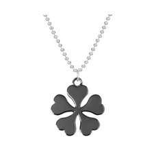 Five Leaf Clover Emblem Necklace