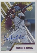 2017 Panini Elite Extra Edition Tie-Dye 7/10 Ronaldo Hernandez #91 Auto xb2