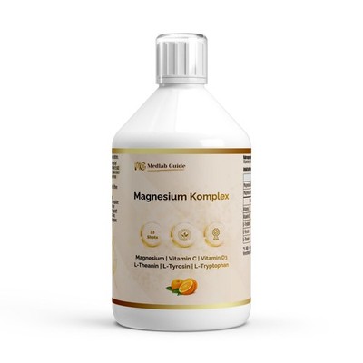 Magnesium Komplex Shots Plus, Zink, Vitamin C Kapseln Gummies Medlab Guide
