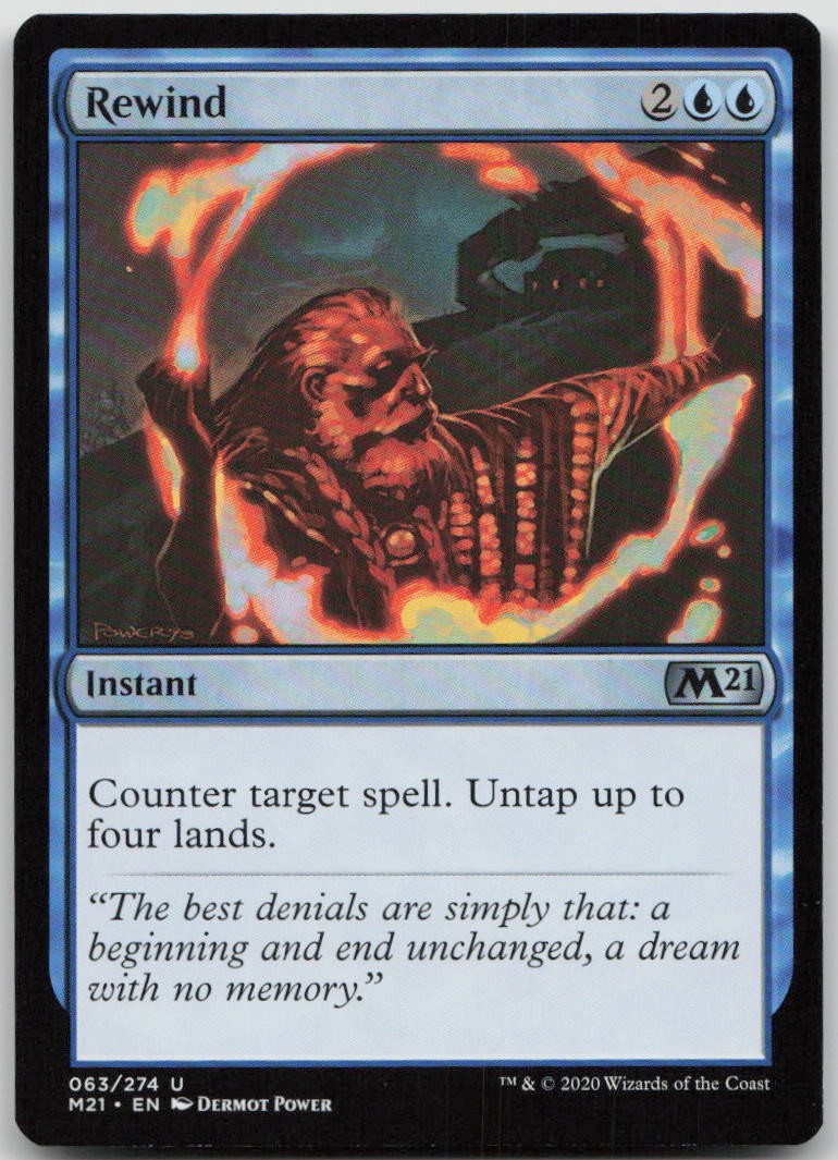 Rewind 63 Uncommon Core Set 2021 Magic: The Gathering NM