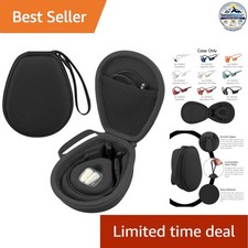 Hard Case For SHOKZ OpenRun Pro 2/1/Mini, OpenMove Black EVA Nylon Travel