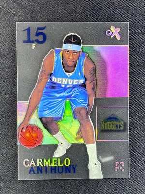 2003-04 E-X Carmelo Anthony #73 RC Nuggets