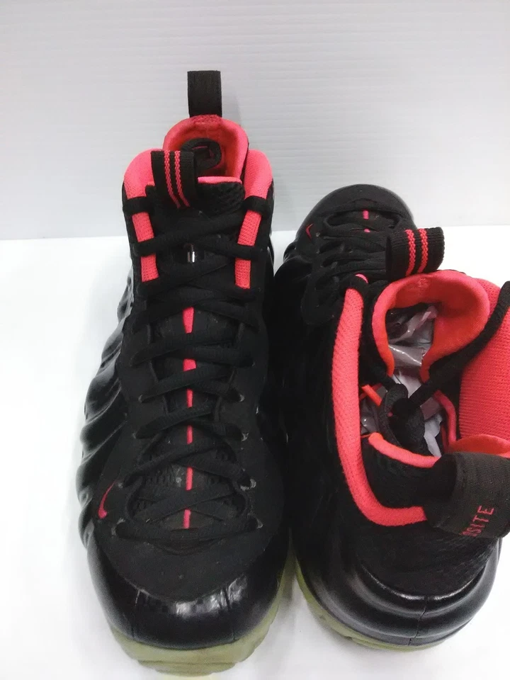 Nike Air Foamposite Pro Shoes Mens Size 11 Black Crimson Glow 616750-001 - Image 3 of 4