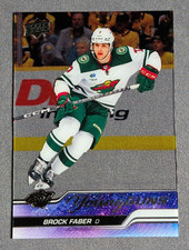 2023-24 Upper Deck #215 Brock Faber Young Guns Clear Cut Rookie Not Graded