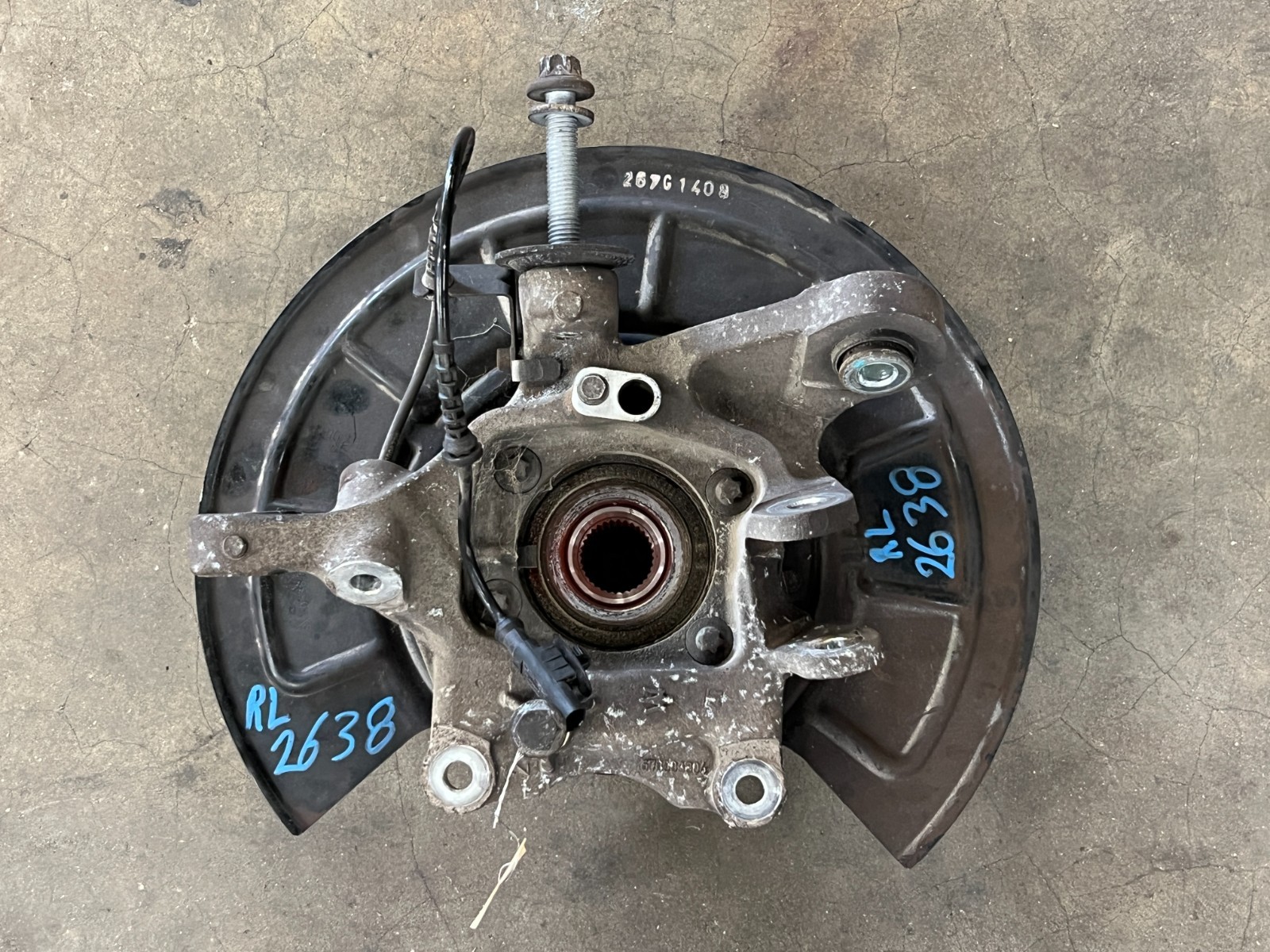⭐2014-2017 MASERATI QUATTROPORTE AWD REAR LEFT SPINDLE KNUCKLE HUB OEM LOT2638
