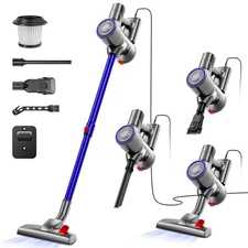 Corded Stick Vacuum Cleaner, 25Kpa Powerful Stick Vacuum, 2 in 1 Vacuum Clean...