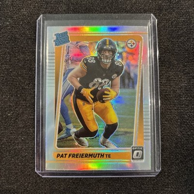 Pat Freiermuth 2021 Donruss Optic HOLO PRIZM Rated Rookie Card #232 RC Steelers