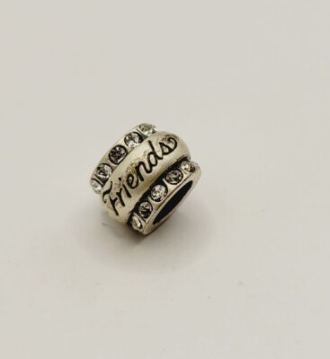 Authentic BRIGHTON FRIENDS Bracelet BEAD Silver tone Retired  display picture 1