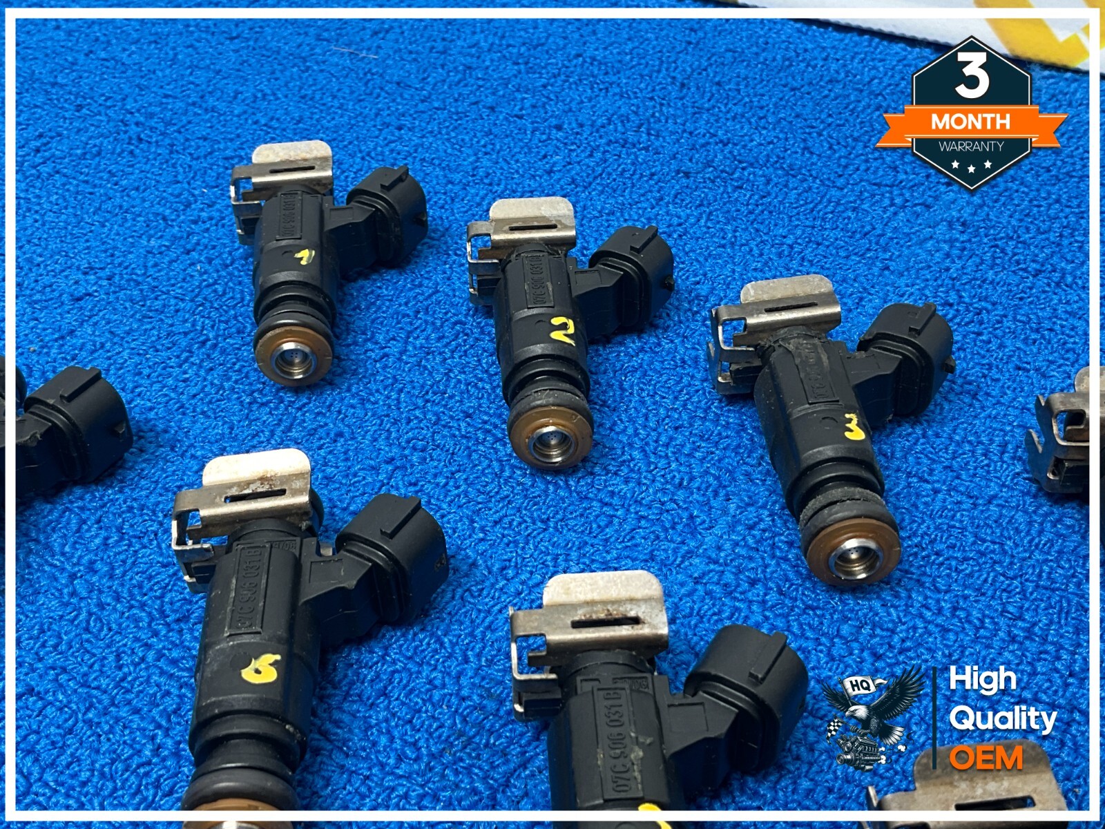 2007 - 2010 BENTLEY CONTINENTAL GTC ENGINE FUEL INJECTOR SET OF 12 OEM