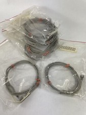 Lot of 8: Omega Over braided Ceramic Fiber Insulated Thermocouples