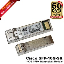 Lot of 2 Cisco SFP-10G-SR-S 10Gbps MMF 850nm SFP 400m Transceiver 10-3105-01