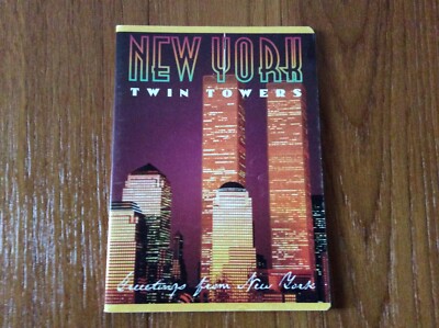 New York Twin Towers Twin Towers School Notebook Paper Mill ICCI 80s Book