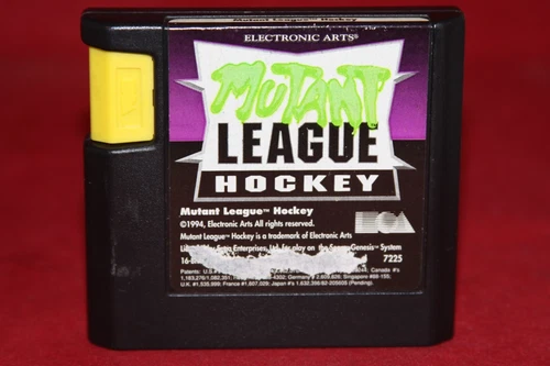 Mutant League Hockey (Sega Genesis, 1994) Authentic Game Cartridge