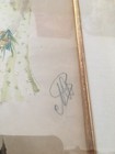 ANTIQUE RUSSIAN WATERCOLOR OF A GIRL WITH FLOWERS — photo 4
