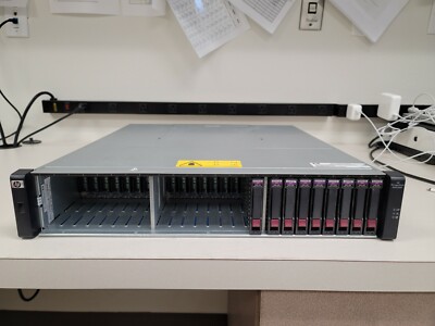 HP StorageWorks MSA2324sa Dual Controller Modular Smart Array AJ808A with drives
