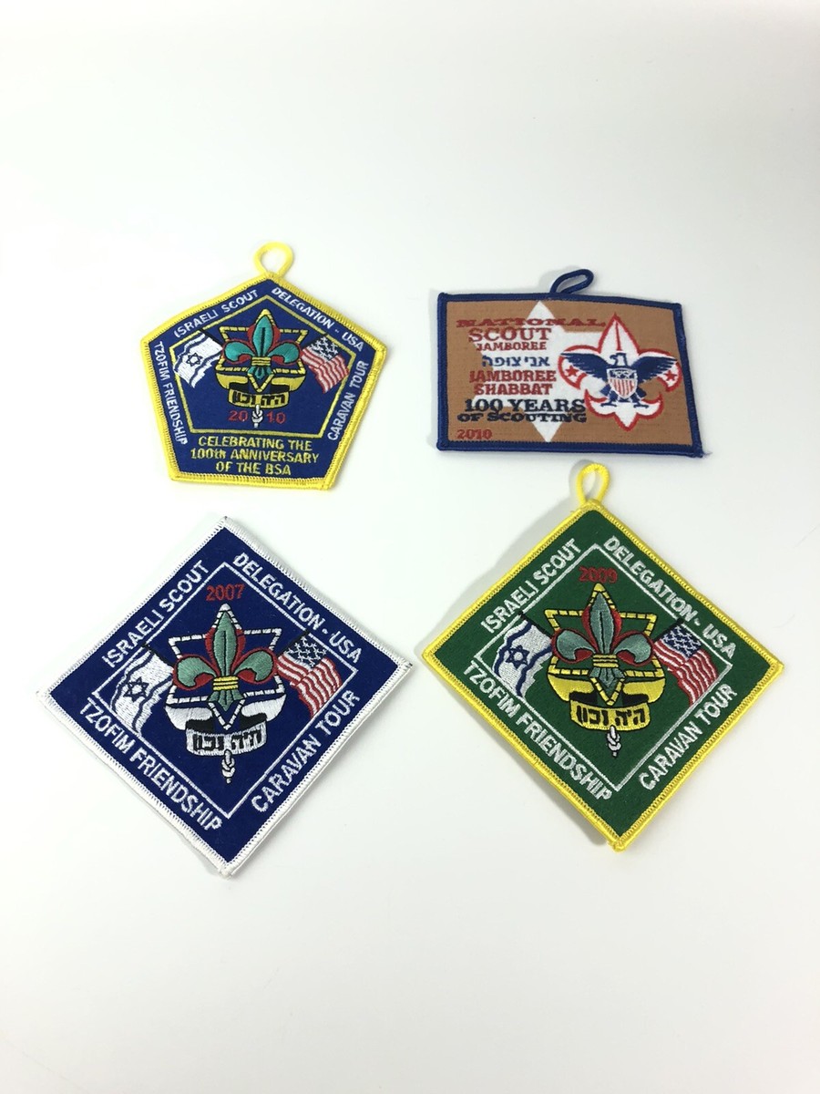 Lot Of (4) Boy Scout Jamboree Shabbat And Israeli Scout Delegation Patches  100 | eBay