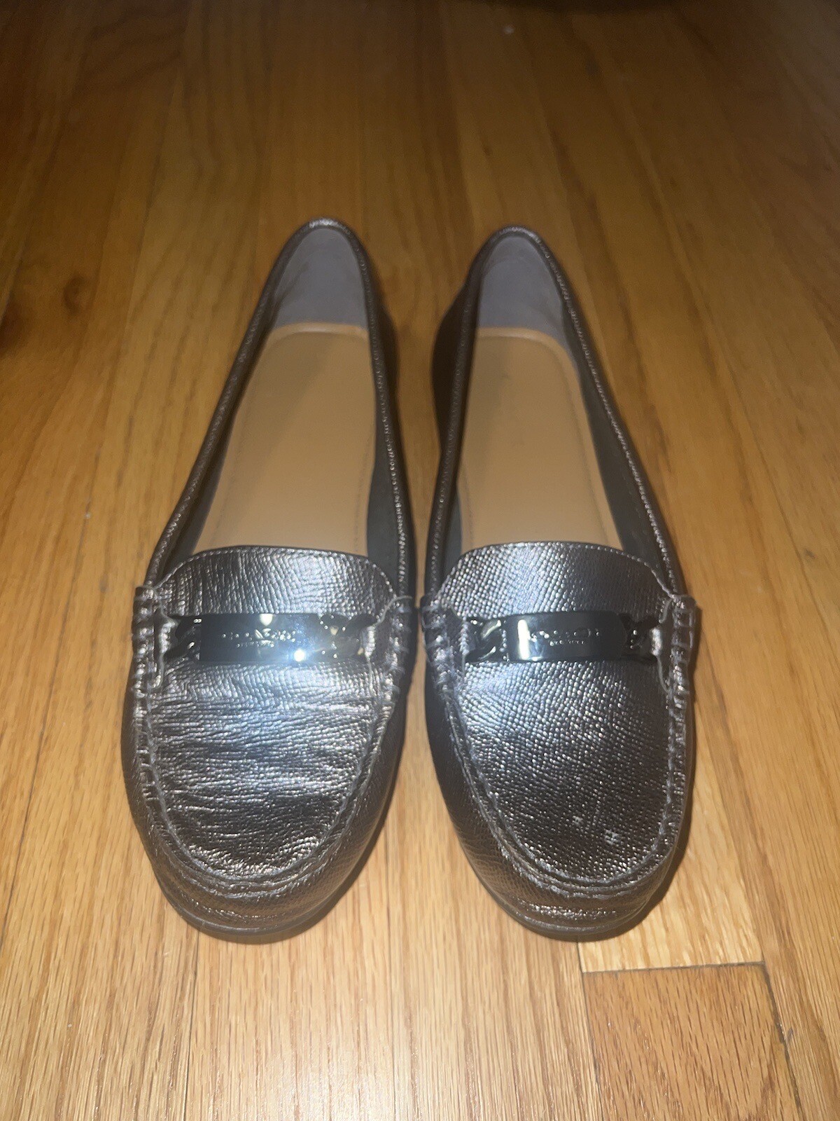 Coach Leather Loafers for Women - Olive Size 8.5 Must-Have Style-image