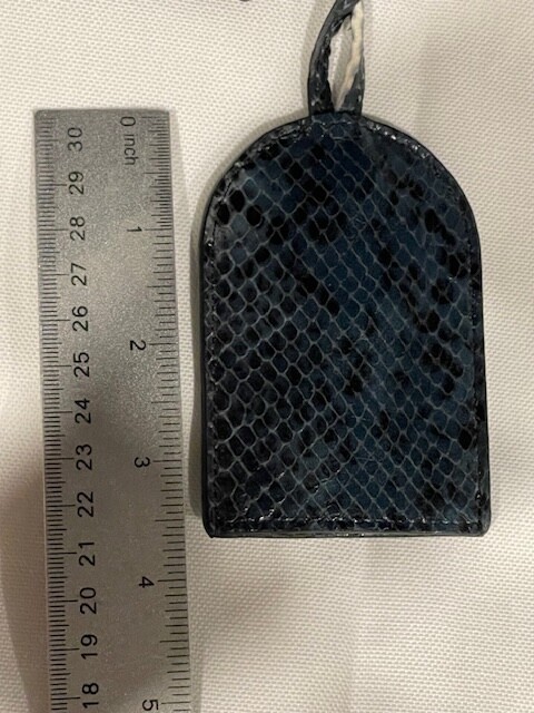 Maison Martin Margiela Key Ring Lanyard necklace card holder Blue