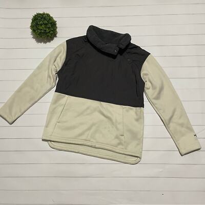 The North Face White Cream Gray Pullover Jacket Women s Size Medium