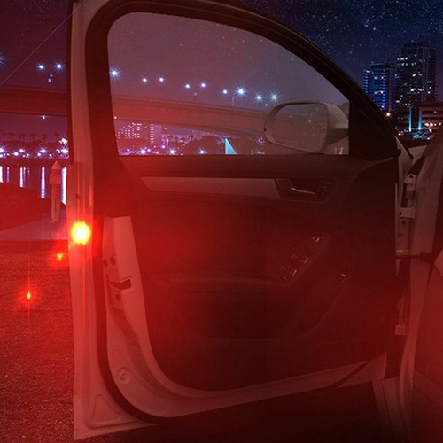 PAAR LED AUTO OFFENE TÜR KOLLISIONSALARM DRAHTLOSE MAGNETISCHE LICHTER - Bild 6 von 9
