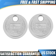 Set 2PCS Spark Plug Gap Tool Gapper Gauge Feeler New Performance Tool Coin Tool