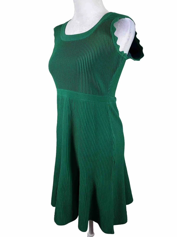 Vestido Diane Von Furstenberg para mujer talla S verde Foto 4 de 4