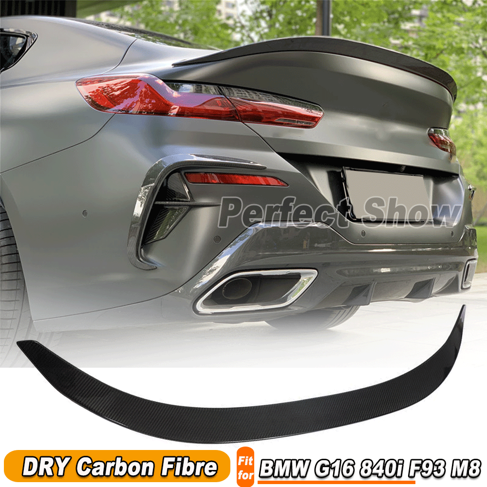 Für BMW 8 Series G16 F93 M8 840i 2019-2024 DRY Carbon Heckspoiler Spoiler Lippe