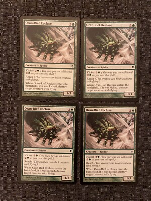 Oran-Rief Recluse x4 Zendikar NM Green Common MAGIC GATHERING CARD
