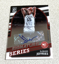 2021-22 Panini Donruss Optic Signature Series #SS-DQJ DaQuan Jeffries Hawks