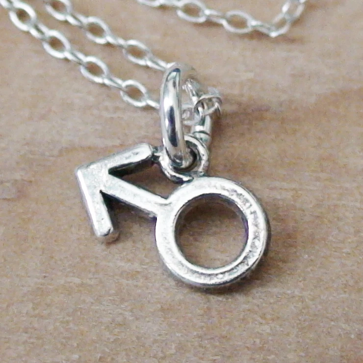 Male symbol best sale necklace