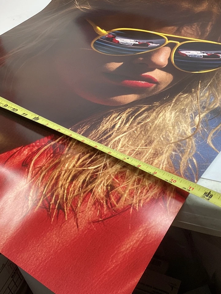 Vintage 30”x23” poster 1988 Grand Prix Circuit C64 Accolade Commodore 64 (L16) - Image 4 of 4