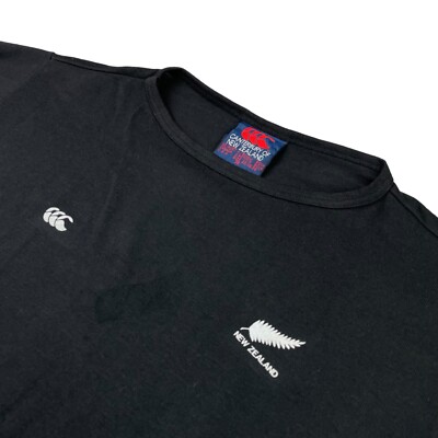 VTG Canterbury of New Zealand All Blacks Men s Single Stitch T-Shirt   XS