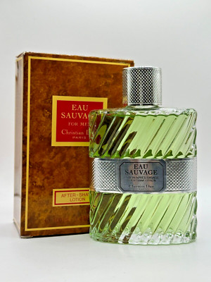 EAU SAUVAGE BY CHRISTIAN DIOR 100ML AFTER SHAVE LOTION SPLASH (NEW WITH BOX)