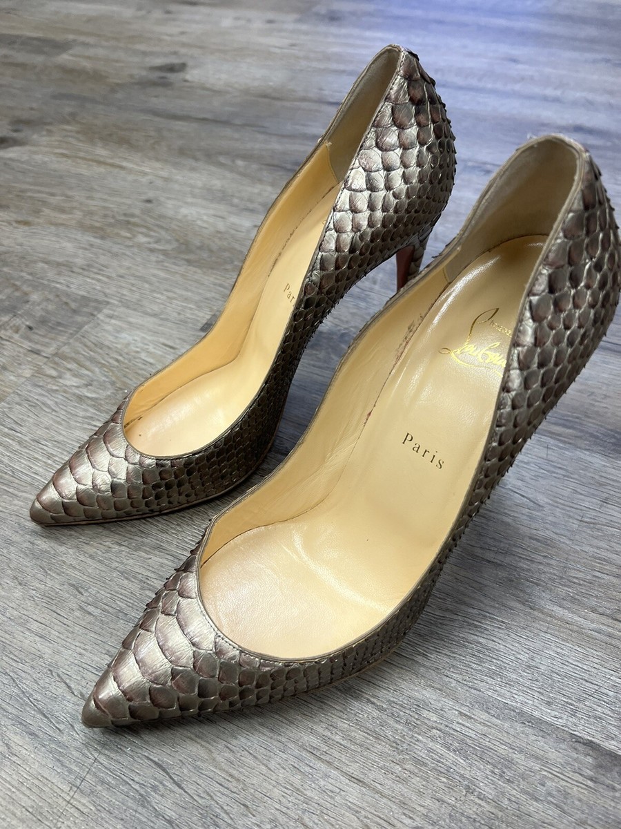 christian Louboutin snakeskin heels SIZE: 42 | eBay